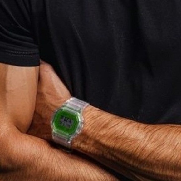 Activa by Invicta Digital Watch ACW424-008 Clear Green Resin Sport 30M New - Picture 5 of 7